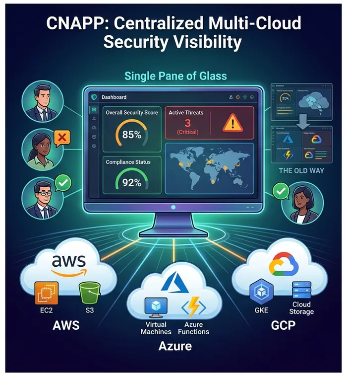 CNAPP: Centralized Multi-Cloud Security Visibility