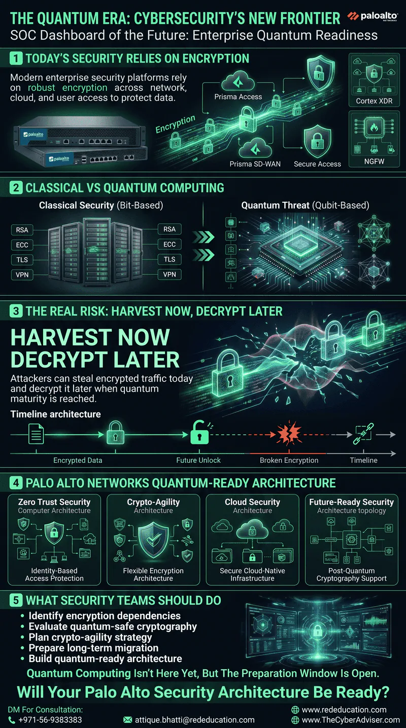 Futuristic post-quantum cryptography shield dashboard