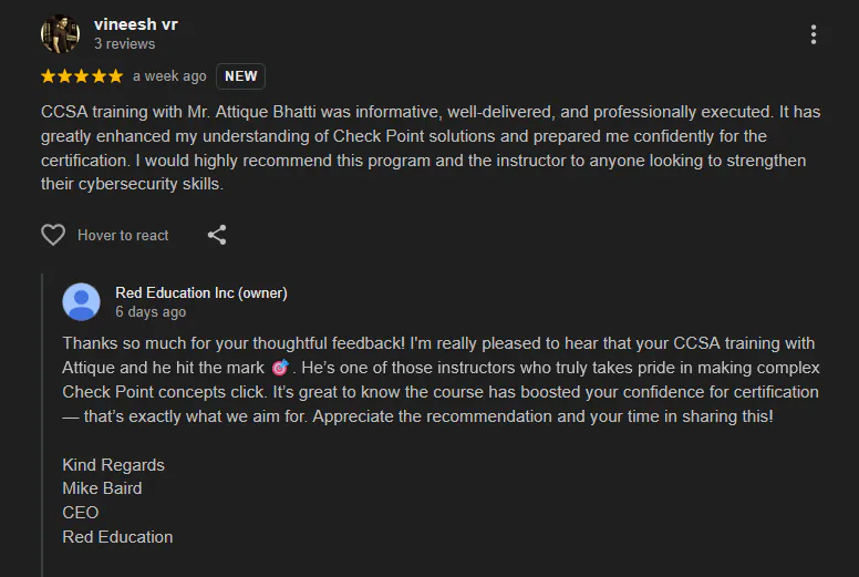 Original learner feedback source 12
