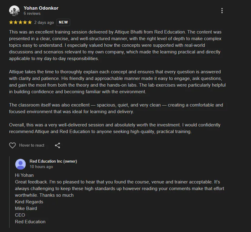 Original learner feedback source 7